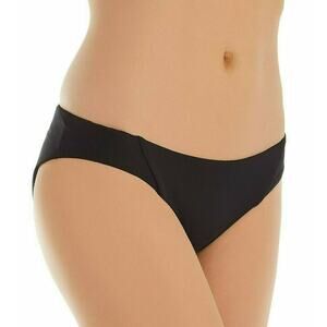 NWOT Becca Black Fine Line Ribbed Bikini Swim Bottom Size Small $54
